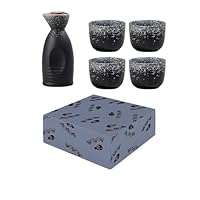 徳利　ぐい呑み　1セット Amazon.co.jp: 徳利 酒器 セット 5個セット 徳利1個 お猪口4個